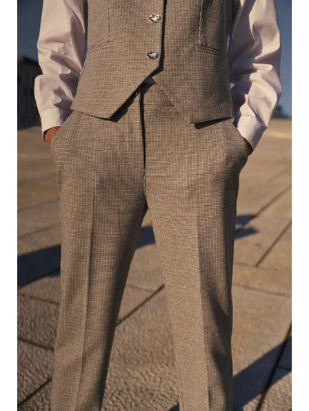 Moodo Šedé kalhoty se strukturou Moodo