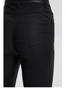 Moodo Voskované kalhoty černé Moodo