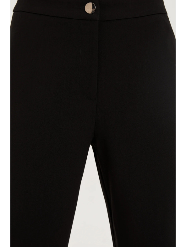 Moodo Hladké kalhoty černé Moodo