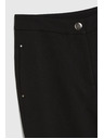 Moodo Hladké kalhoty černé Moodo
