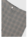 Moodo Šedé kostkované kalhoty Moodo