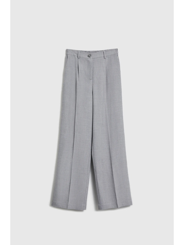 Moodo Šedé kalhoty se strukturou Moodo