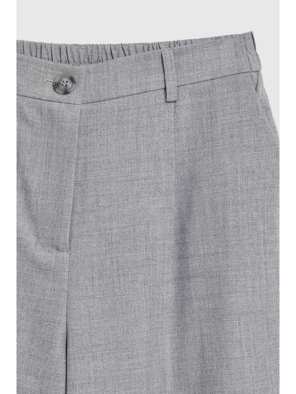 Moodo Šedé kalhoty se strukturou Moodo