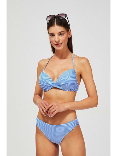 Moodo Spodní díl plavek pruhovaný modrý Moodo