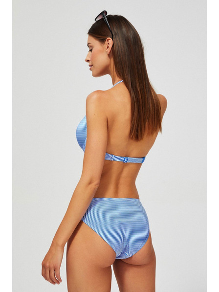 Moodo Spodní díl plavek pruhovaný modrý Moodo