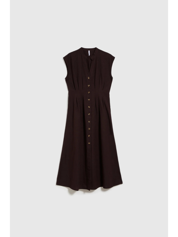 Moodo Střižené midi šaty Moodo