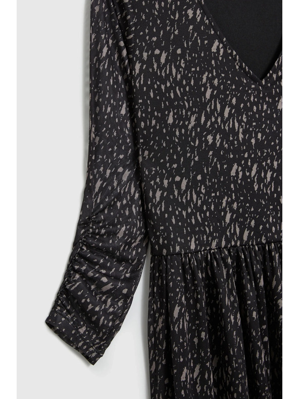 Moodo Černé midi šaty Moodo