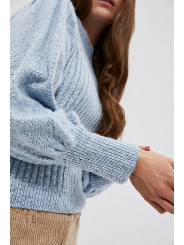 Moodo Svetr s nafouklými rukávy Moodo