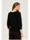 Moodo Svetr s flitry černý Moodo