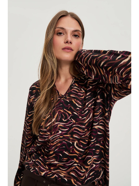 Moodo Svetr s dlouhými rukávy černý Moodo