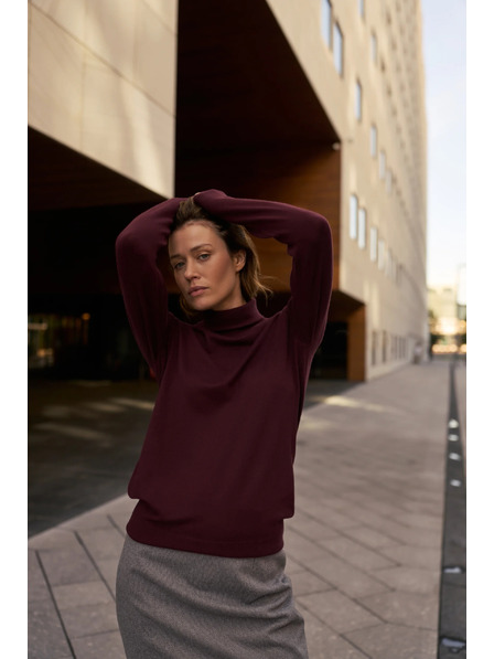 Moodo Hladký rolák burgundský Moodo