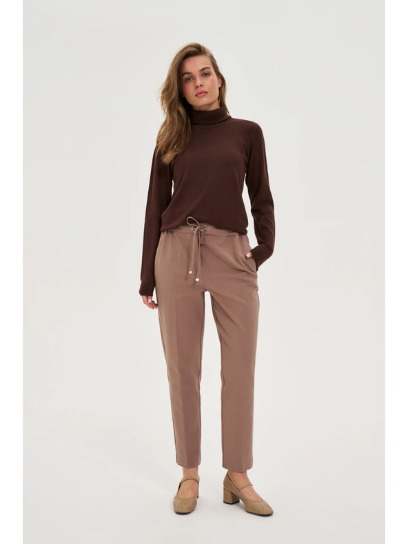 Moodo Svetr s rolákem hnědý Moodo