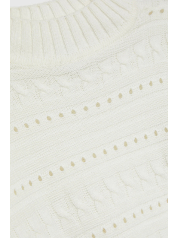 Moodo Svetr s rolákem bílý Moodo