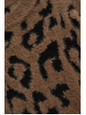Moodo Svetr s leopardím vzorem hnědý Moodo