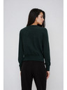 Moodo Tmavě zelený kardigan Moodo