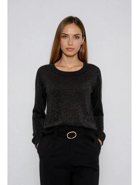 Moodo Svetr z viskózy černý Moodo