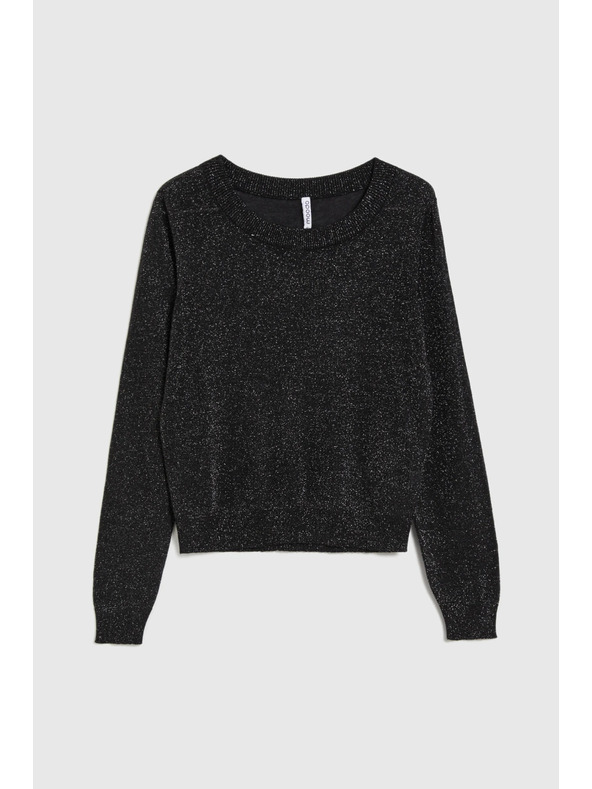 Moodo Svetr z viskózy černý Moodo