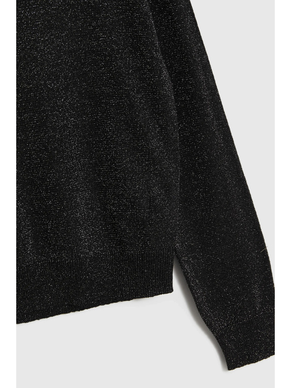 Moodo Svetr z viskózy černý Moodo