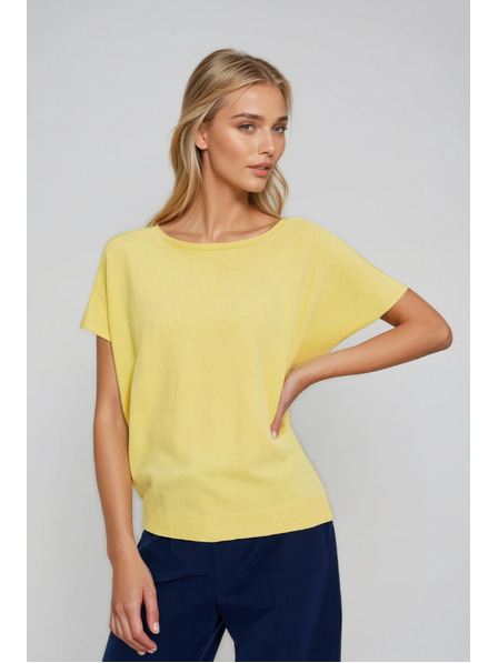 Moodo Tenký svetr žlutý Moodo