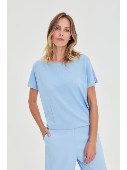 Moodo Tenký svetr modrý Moodo