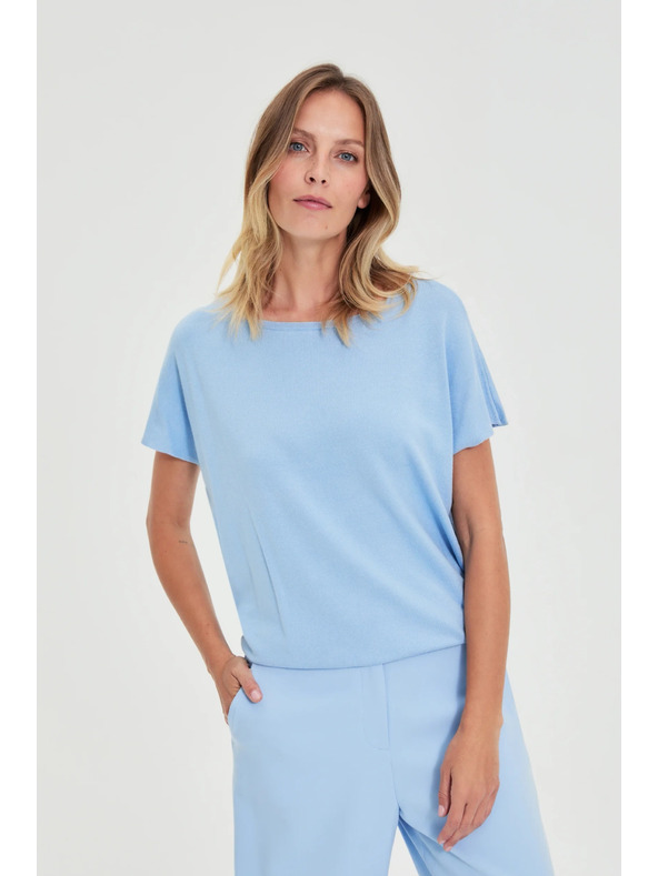 Moodo Tenký svetr modrý Moodo