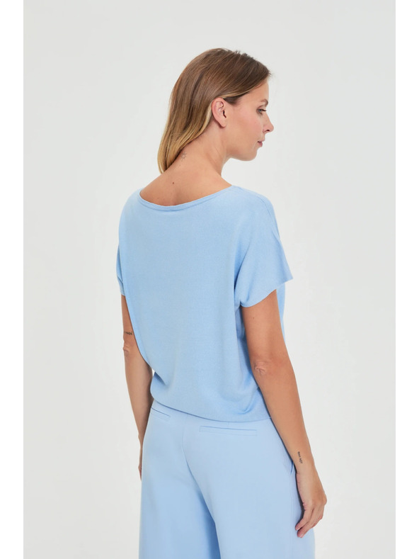 Moodo Tenký svetr modrý Moodo