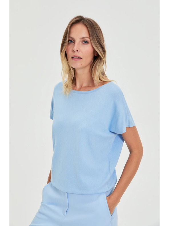 Moodo Tenký svetr modrý Moodo