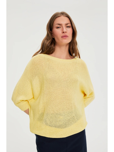 Moodo Tenký svetr žlutý Moodo
