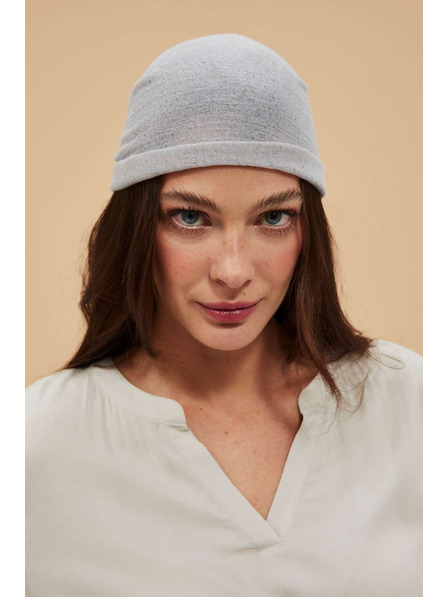 Moodo Šál s jemným kovovým potiskem šedý Moodo