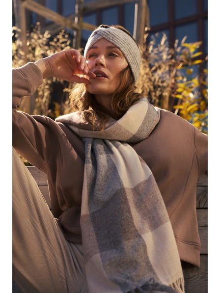 Moodo Šála v kostce béžová Moodo