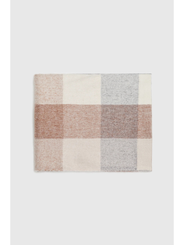 Moodo Šála v kostce béžová Moodo