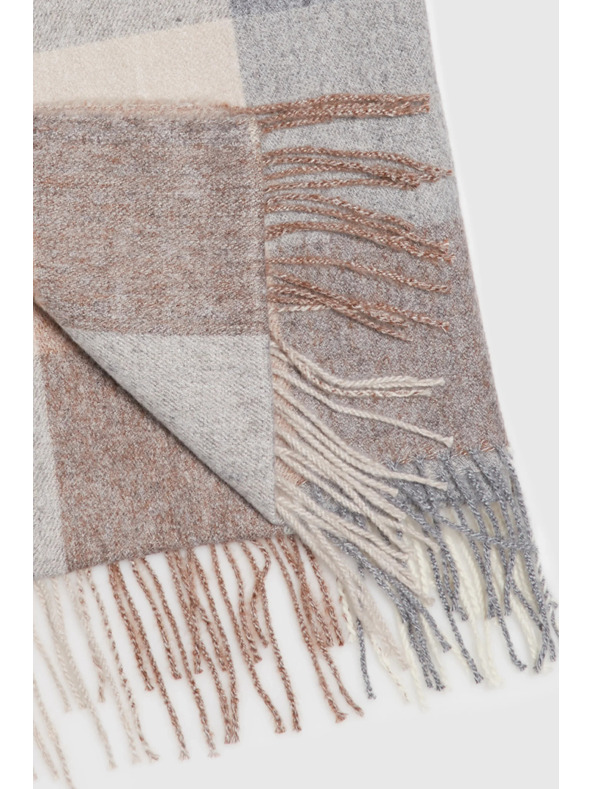 Moodo Šála v kostce béžová Moodo