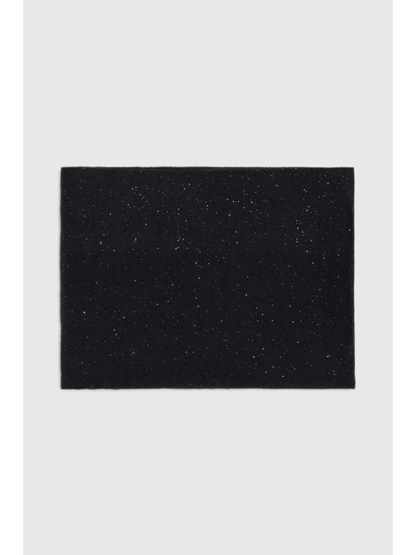 Moodo Hladký černý šál Moodo