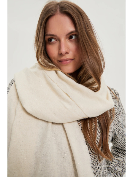 Moodo Hladký béžový šál Moodo