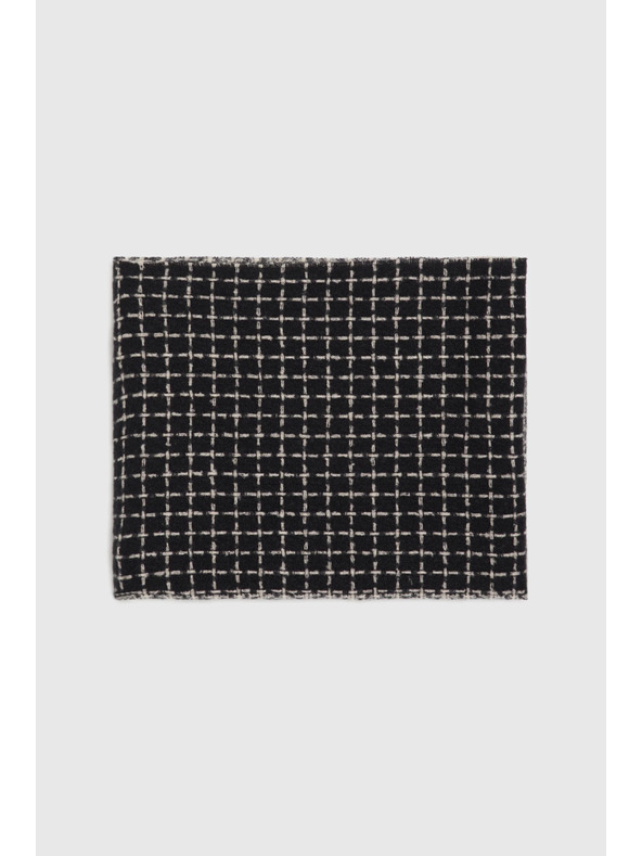 Moodo Šál se střapci černý Moodo