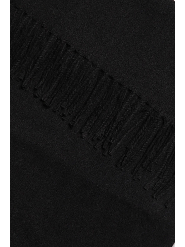 Moodo Šál se střapci černý Moodo