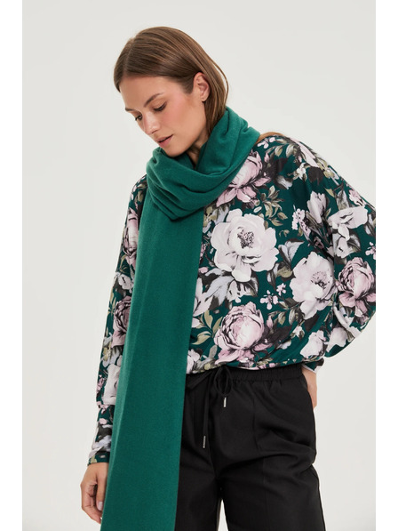 Moodo Šál se střapci zelený Moodo