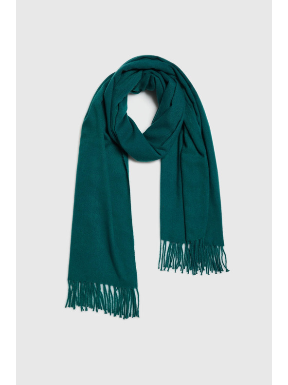 Moodo Šál se střapci zelený Moodo