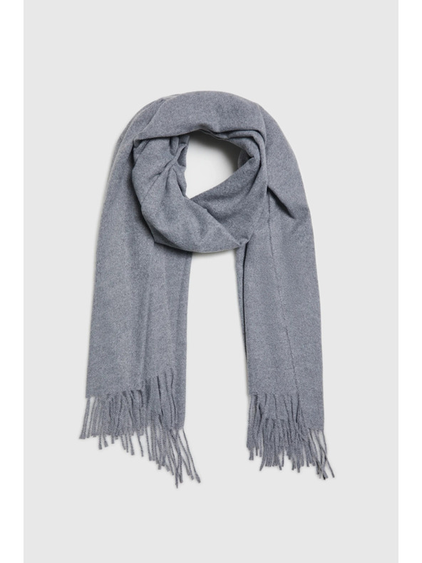 Moodo Šál se střapci šedý Moodo