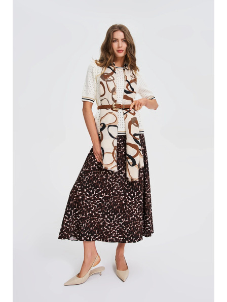 Moodo Šála se vzorem béžová Moodo