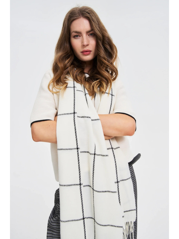 Moodo Šála v kostce bílá Moodo