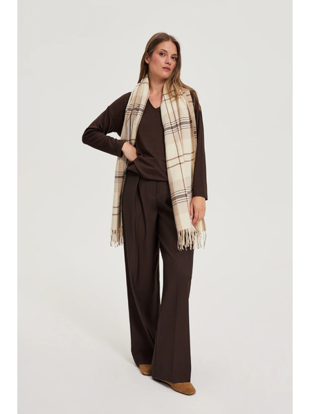 Moodo Šála v kostce béžová Moodo