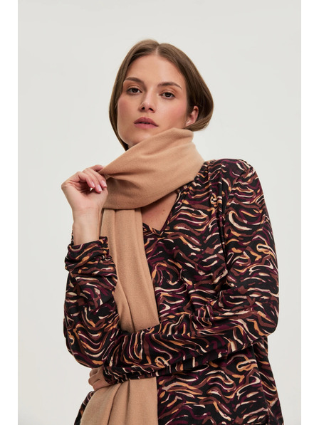 Moodo Šál se střapci béžový Moodo