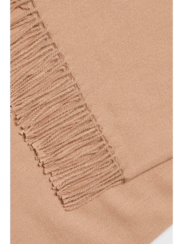 Moodo Šál se střapci béžový Moodo