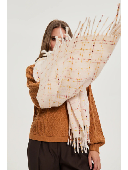 Moodo Šál se střapci růžový Moodo