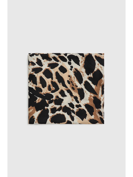 Moodo Šála se zvířecím potiskem béžová Moodo