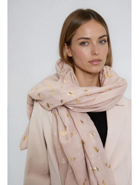 Moodo Šála s potiskem béžová Moodo