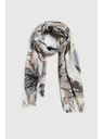 Moodo Šál s květy šedý Moodo