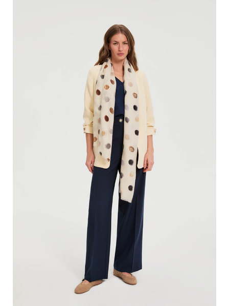 Moodo Šála s puntíky béžová Moodo