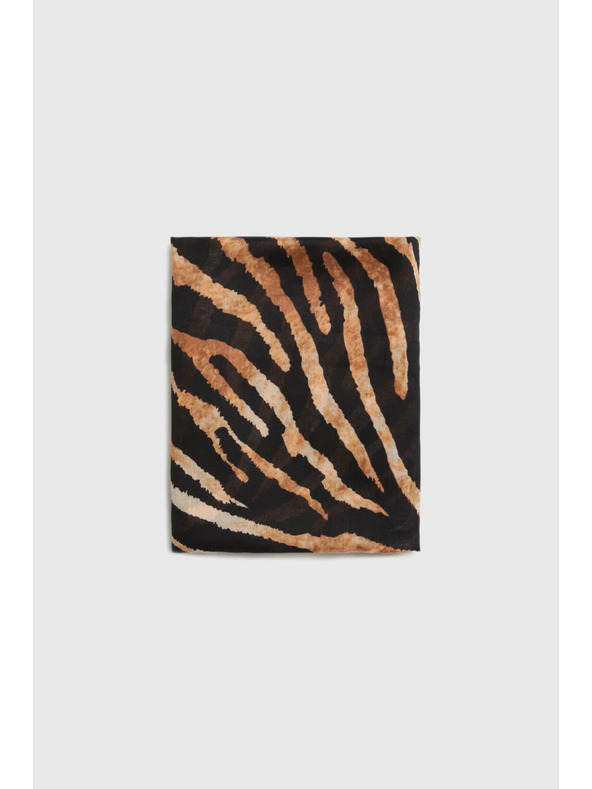 Moodo Šál se zvířecím vzorem černý Moodo